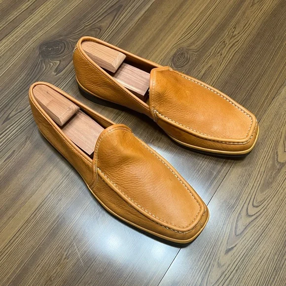 Deerskin leather loafers Size 12 - Picture 5 of 14